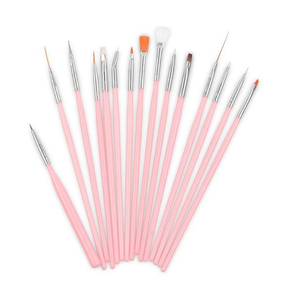 nail brushes brush for manicure gel art 5/7/8/15pc acrylic builder flat crystal drawing carving, Yellow
nail brushes brush for manicure gel art 5/7/8/15pc acrylic builder flat crystal drawing carving, Yellow