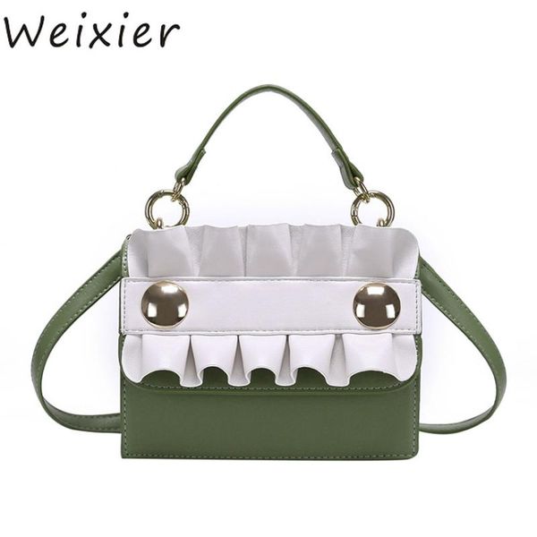 outdoor bags weixier simple female square bag 2021 pu leather women's designer handbag panelled shoulder messenger v2-53 
outdoor bags weixier simple female square bag 2021 pu leather women's designer handbag panelled shoulder messenger v2-53