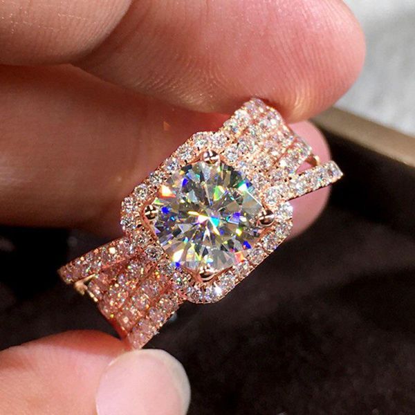 wedding rings huitan temperament sweet rose gold color ring women marriage ceremony party delicate bridal ly fashion jewelry, Slivery;golden
wedding rings huitan temperament sweet rose gold color ring women marriage ceremony party delicate bridal ly fashion jewelry, Slivery;golden