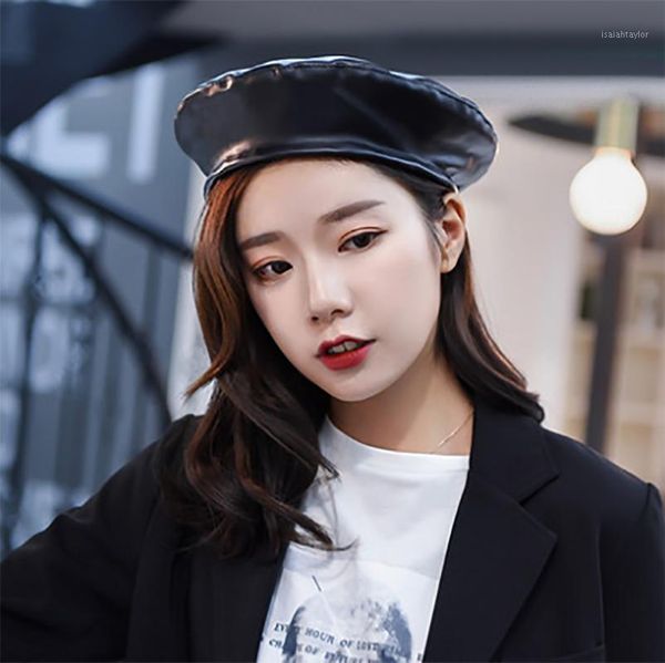 beret femme men women solid color vintage leather cap beautify hat berets caps for winter hats hiver 2021 y30, Blue;gray
beret femme men women solid color vintage leather cap beautify hat berets caps for winter hats hiver 2021 y30, Blue;gray