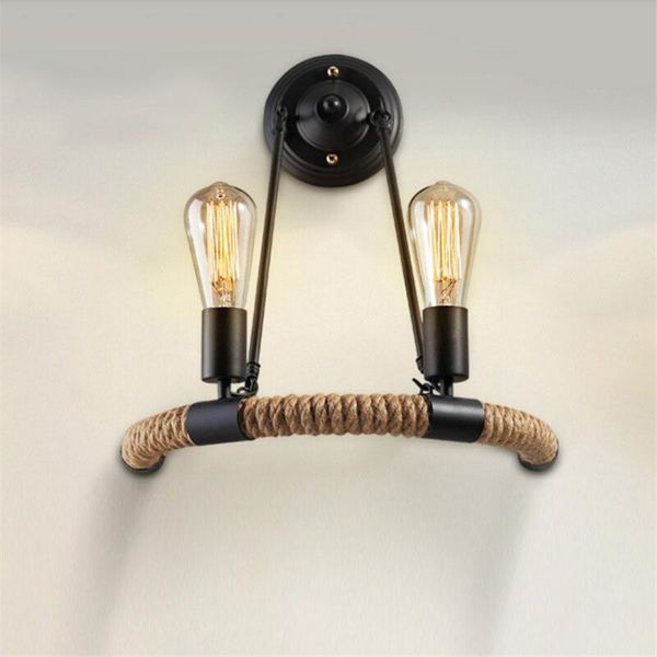 wall lamp american country retro industrial style restaurant living room aisle balcony clothing store iron rope lights
wall lamp american country retro industrial style restaurant living room aisle balcony clothing store iron rope lights