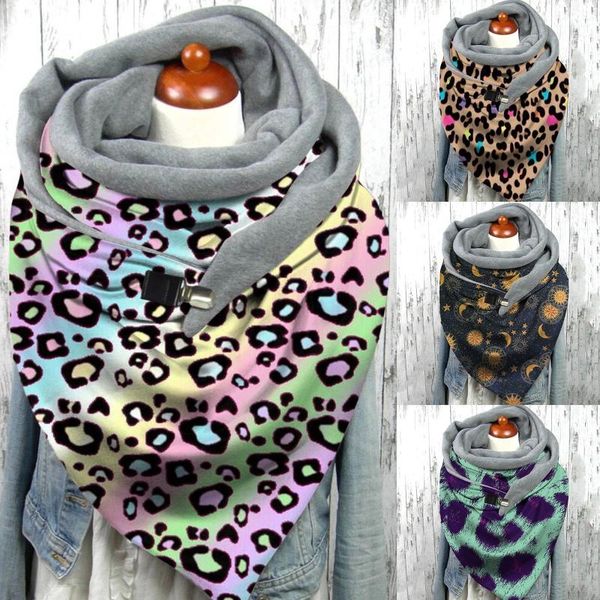 scarves fashion women leopard print scarf hijabs female lady retro multi-purpose shawl button femme wraps foulard bufand l4, Blue;gray
scarves fashion women leopard print scarf hijabs female lady retro multi-purpose shawl button femme wraps foulard bufand l4, Blue;gray