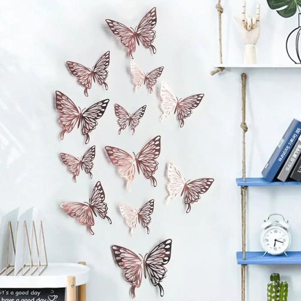 12pcs/set 3d hollow butterfly wall sticker gold silver rosegold art decals for kids room home decor fridge decorate stickers
12pcs/set 3d hollow butterfly wall sticker gold silver rosegold art decals for kids room home decor fridge decorate stickers