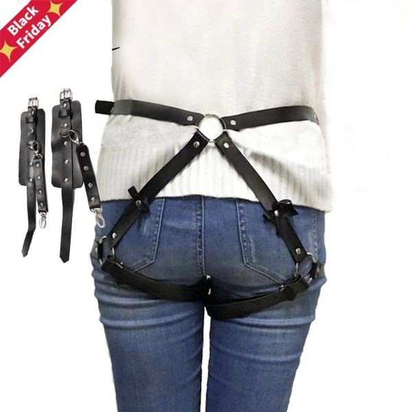 belts vintage women adjustable leather bowknot body bondage cage punk sculpting harness waistband straps accessories, Black;brown
belts vintage women adjustable leather bowknot body bondage cage punk sculpting harness waistband straps accessories, Black;brown