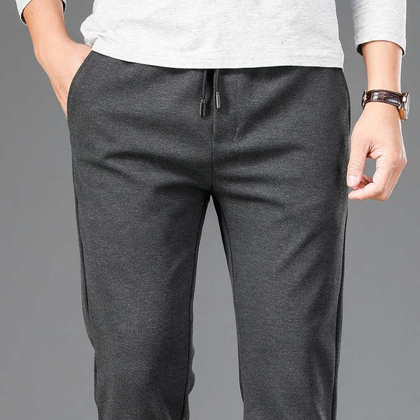 men's pants autumn knitted fabric stretch straight casual fashion elastic waist jogging male brand 1t2d, Black
men's pants autumn knitted fabric stretch straight casual fashion elastic waist jogging male brand 1t2d, Black