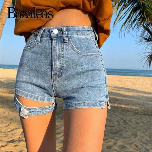 women's shorts bazaleas summer light blue short feminino casual hollow out demin women harajuku faashion, White;black
women's shorts bazaleas summer light blue short feminino casual hollow out demin women harajuku faashion, White;black