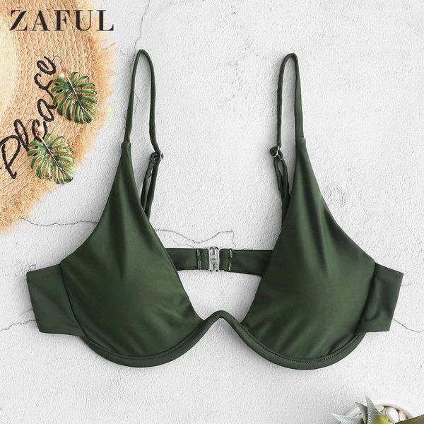 women's swimwear zaful solid plunge underwire bikini women push up biquini summer padded spaghetti straps female swim beachwea, White;black
women's swimwear zaful solid plunge underwire bikini women push up biquini summer padded spaghetti straps female swim beachwea, White;black