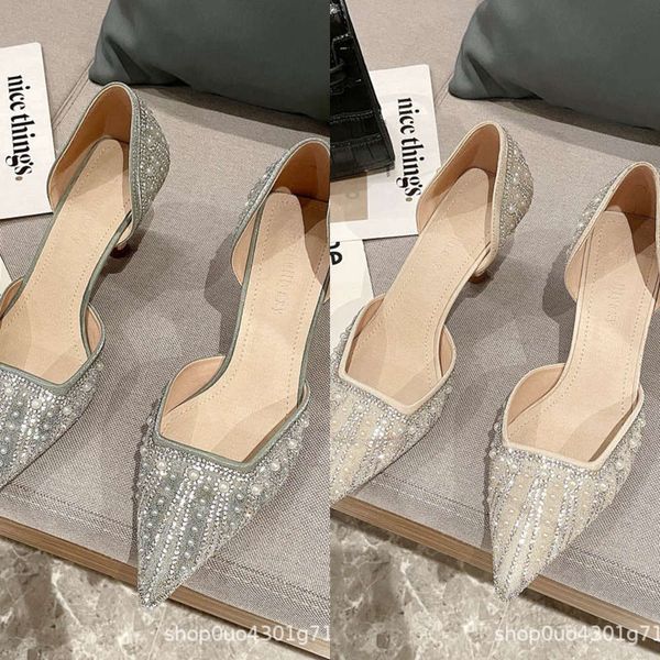 Casual shoes High heeled shoes women's 2021 spring and autumn new pointed thin diamond versatile single hollow 4VBE TJ4T, Green
Casual shoes High heeled shoes women's 2021 spring and autumn new pointed thin diamond versatile single hollow 4VBE TJ4T, Green