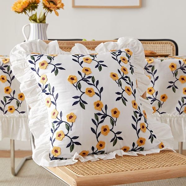 cushion/decorative pillow nordic ins cotton ruffled cushion cover embroidery floral decorative without core living room sofa pillowcase
cushion/decorative pillow nordic ins cotton ruffled cushion cover embroidery floral decorative without core living room sofa pillowcase