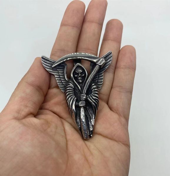 design jewelry death skull pendant punk personality non fading titanium steel necklace, Silver
design jewelry death skull pendant punk personality non fading titanium steel necklace, Silver