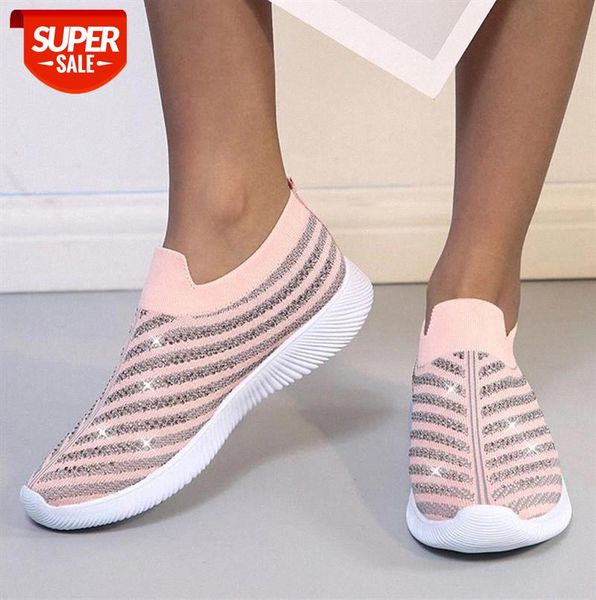 35~43 plus size crystal sneaker women breathable mesh slip-on sneakers woman vulcanize shoe outdoor walking running tennis shoes #d868
35~43 plus size crystal sneaker women breathable mesh slip-on sneakers woman vulcanize shoe outdoor walking running tennis shoes #d868