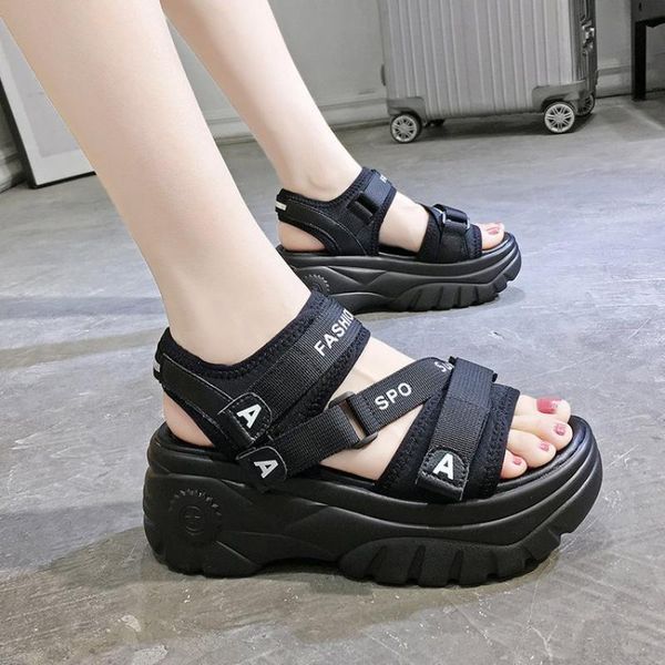 women sandals platform flat gladiator outdoor shoes beach summer thick bottom rome wedge shoe, Black
women sandals platform flat gladiator outdoor shoes beach summer thick bottom rome wedge shoe, Black