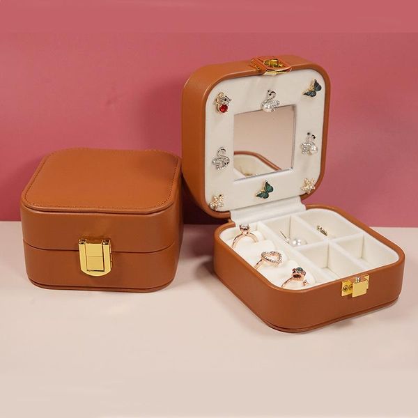 jewelry pouches, bags pu leather three-layer female small storage box ring earrings necklace with lock, Pink;blue
jewelry pouches, bags pu leather three-layer female small storage box ring earrings necklace with lock, Pink;blue