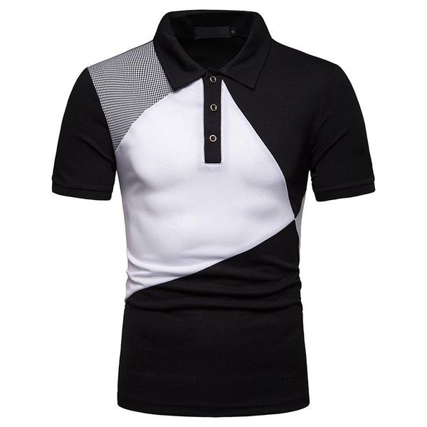 men's shirt summer fashion color matching european size casual short-sleeved style t-shir p036 shirts, White;black
men's shirt summer fashion color matching european size casual short-sleeved style t-shir p036 shirts, White;black
