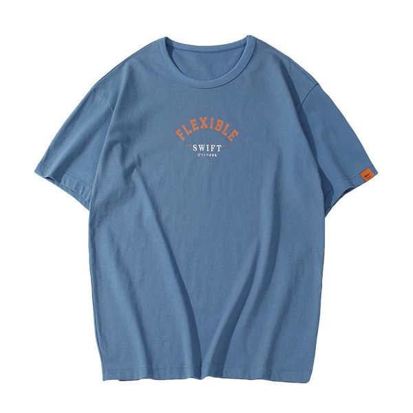trend summer casual men's t-shirts clothing letter-printed cotton short-sleeved tees shirt popular styles all-match simple, White;black
trend summer casual men's t-shirts clothing letter-printed cotton short-sleeved tees shirt popular styles all-match simple, White;black