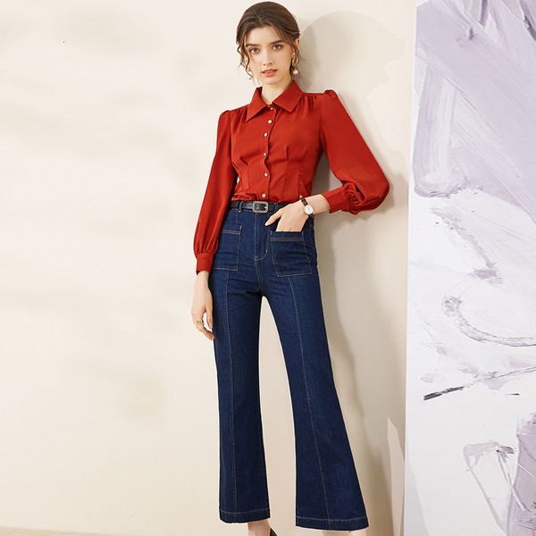 pant female fashion spring two runway pieces designers blouse and brim pants suit sets, White
pant female fashion spring two runway pieces designers blouse and brim pants suit sets, White
