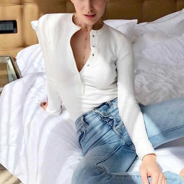 v neck knitted bodysuit women black long sleeve buttons rompers womens jumpsuit casual one-pieces bodysuits 210527, Black;white
v neck knitted bodysuit women black long sleeve buttons rompers womens jumpsuit casual one-pieces bodysuits 210527, Black;white
