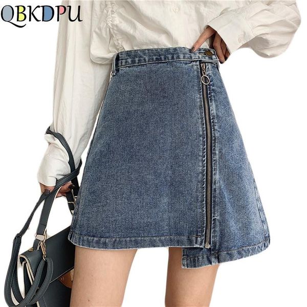 skirts women irregular high waist denim skirt female 2021 spring summer zipper mini a-line student casual bust jean, Black
skirts women irregular high waist denim skirt female 2021 spring summer zipper mini a-line student casual bust jean, Black