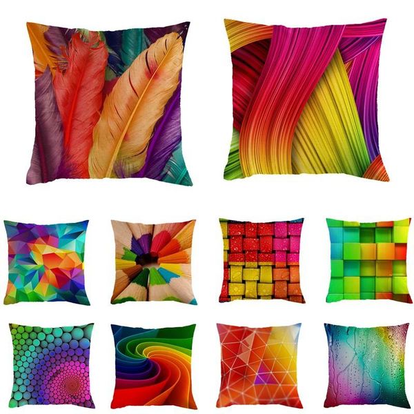 cushion/decorative pillow rainbow case cushion cover colorful geometric and sofa home decorative
cushion/decorative pillow rainbow case cushion cover colorful geometric and sofa home decorative