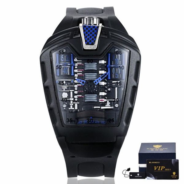 wristwatches 2021 kimsdun men's fashion trend personality classic quartz watch luxury racing silicone strap clock casual sports relogio, Slivery;brown
wristwatches 2021 kimsdun men's fashion trend personality classic quartz watch luxury racing silicone strap clock casual sports relogio, Slivery;brown