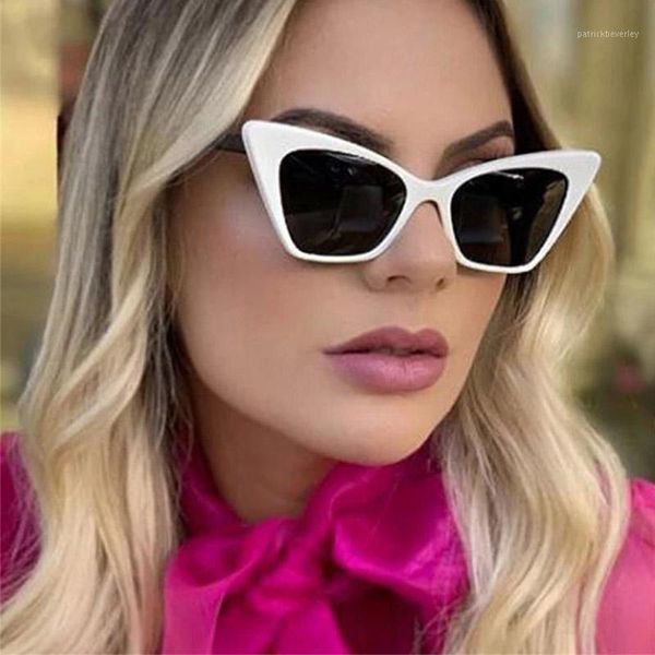sunglasses fashion womens cat eye brand designer luxury glasses acetate frame shades gafas de sol uv400, White;black
sunglasses fashion womens cat eye brand designer luxury glasses acetate frame shades gafas de sol uv400, White;black