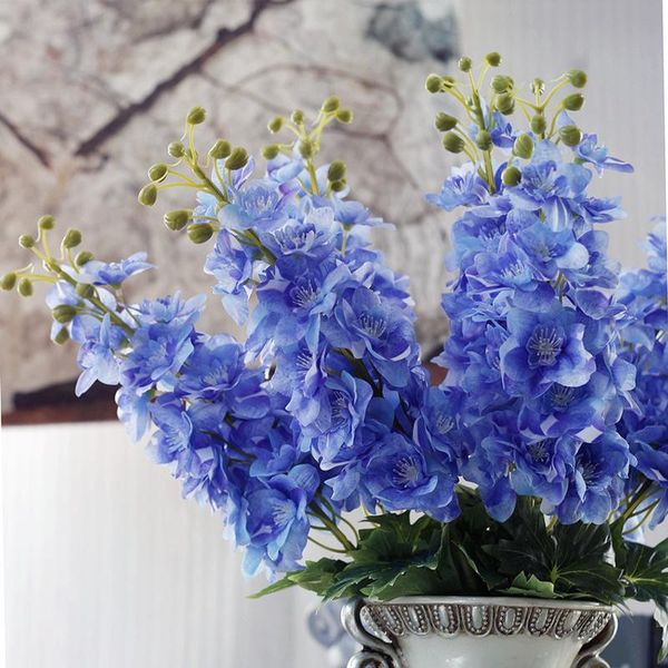 decorative flowers & wreaths 1/3/5 piece of artificial delphinium flower branch high-grade moist feel fake leafs diy wedding home decoration
decorative flowers & wreaths 1/3/5 piece of artificial delphinium flower branch high-grade moist feel fake leafs diy wedding home decoration