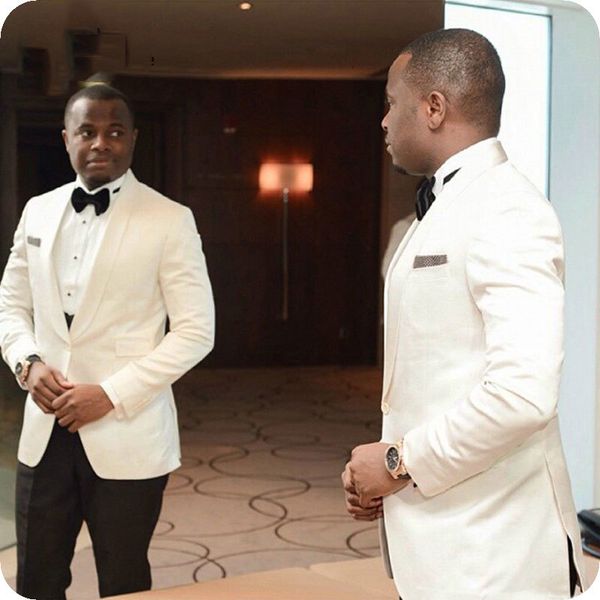 men's suits & blazers men designs ivory casual wedding groom blazer slim fit custom made tuxedos prom costume homme mariage 2 piec, White;black 
men's suits & blazers men designs ivory casual wedding groom blazer slim fit custom made tuxedos prom costume homme mariage 2 piec, White;black