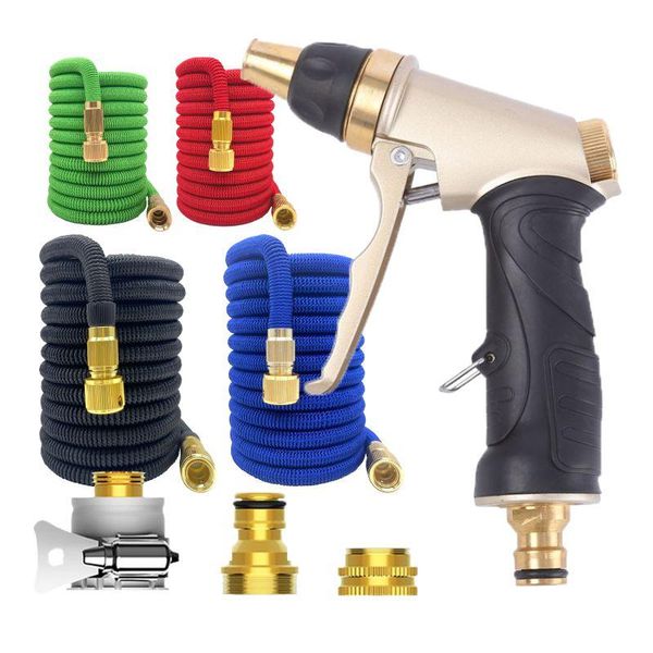 watering equipments high-pressure car wash hose expandable magic pipe cleaning water gun adjustable spray flexible home garden
watering equipments high-pressure car wash hose expandable magic pipe cleaning water gun adjustable spray flexible home garden