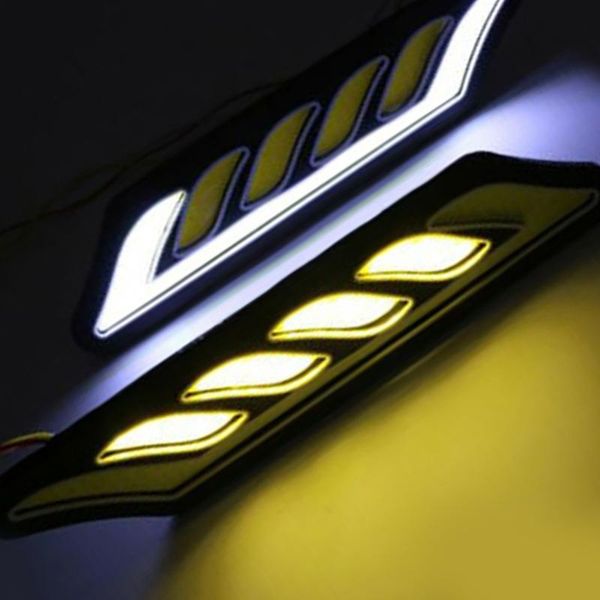 turn signal daytime running light universal white&amber bumper driving interior&external lights
turn signal daytime running light universal white&amber bumper driving interior&external lights