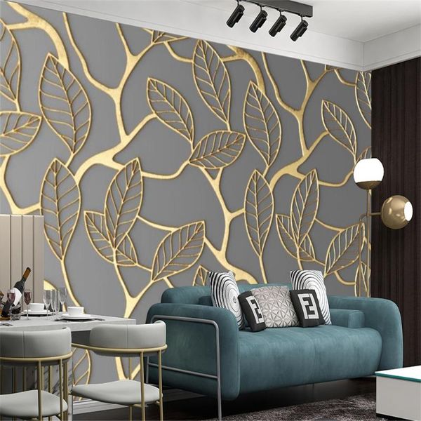 wallpapers classic 3d wallcovering wallpaper golden line leaf pattern mural simple modern home decor living room painting
wallpapers classic 3d wallcovering wallpaper golden line leaf pattern mural simple modern home decor living room painting