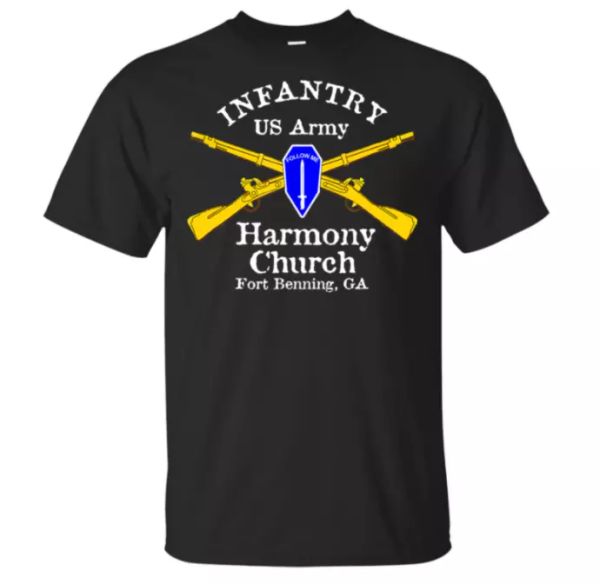r1 infantry us army harmony church fort benning ga military black t-shirt s-6xl, White;black
r1 infantry us army harmony church fort benning ga military black t-shirt s-6xl, White;black