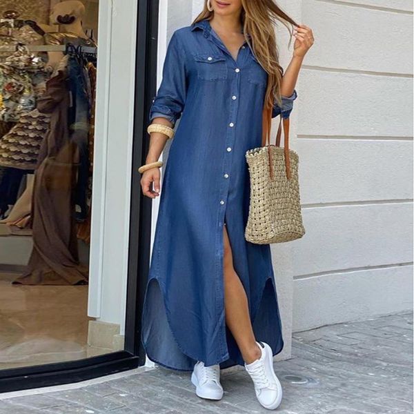 bohemian maxi elegant woman summer vacation beach party long sleeve camouflage letter shirt dress button division, Black;gray
bohemian maxi elegant woman summer vacation beach party long sleeve camouflage letter shirt dress button division, Black;gray