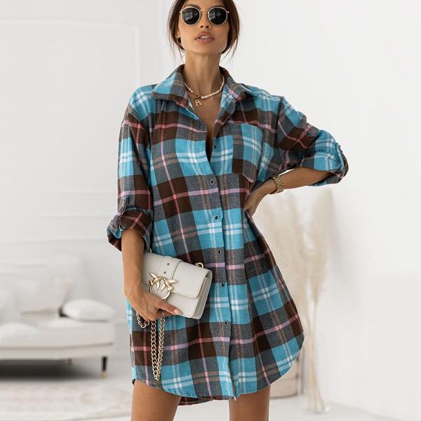 casual dresses women's autumn and winter retro shirt fashion lapel single-breasted loose ladies long sleeved 2021, Black;gray
casual dresses women's autumn and winter retro shirt fashion lapel single-breasted loose ladies long sleeved 2021, Black;gray