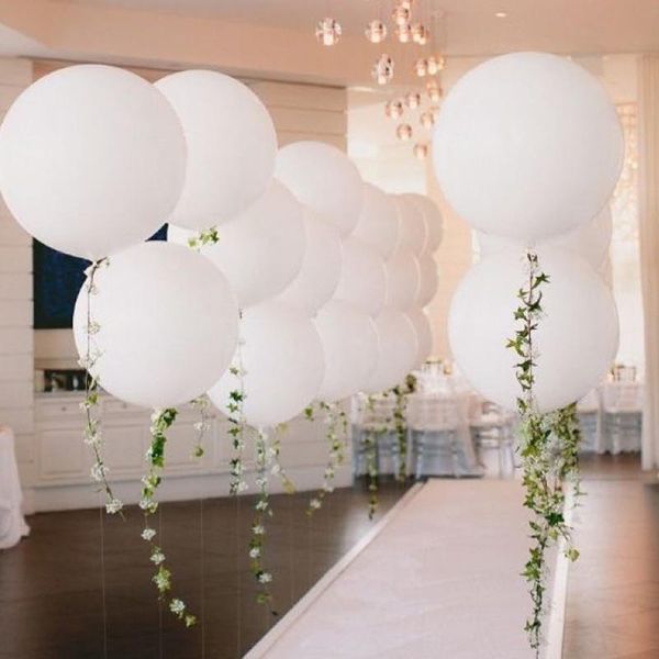 party decoration 20/30/50pcs 36inch big white latex balloons helium inflable blow up balloon wedding birthday large ballon
party decoration 20/30/50pcs 36inch big white latex balloons helium inflable blow up balloon wedding birthday large ballon