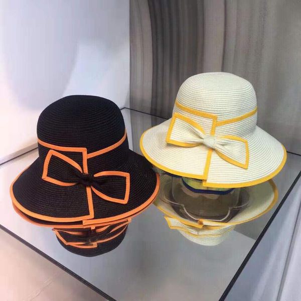 wide brim hats 2021 spring and summer straw woven fashion bow women's sun hat low-key luxury, Blue;gray
wide brim hats 2021 spring and summer straw woven fashion bow women's sun hat low-key luxury, Blue;gray