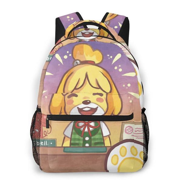 backpack 2021 large capacity isabelle travel backpacks pattern animal crossing horizons bag for teenager
backpack 2021 large capacity isabelle travel backpacks pattern animal crossing horizons bag for teenager