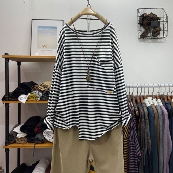 dress spring autumn female fashion long casual tshirt 100% cotton large purse-o-neck striped shirt femme v218, Black;gray
dress spring autumn female fashion long casual tshirt 100% cotton large purse-o-neck striped shirt femme v218, Black;gray