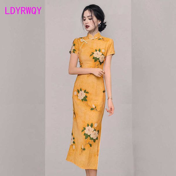 ldyrwqy summer print temperament single-breasted green stand collar thin slit dress sheath 210603, Black;gray
ldyrwqy summer print temperament single-breasted green stand collar thin slit dress sheath 210603, Black;gray