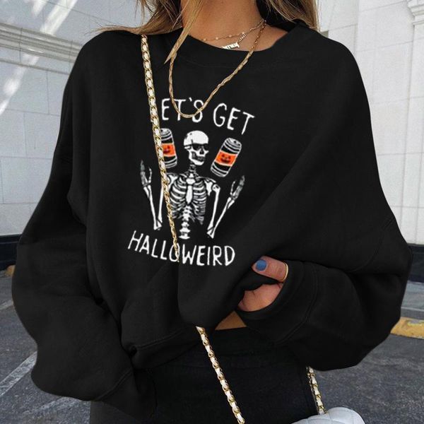 women's hoodies & sweatshirts halloween women letter skull printed plus size harajuku pullover sweatshirt long sleeve hoodie korean clo, Black
women's hoodies & sweatshirts halloween women letter skull printed plus size harajuku pullover sweatshirt long sleeve hoodie korean clo, Black