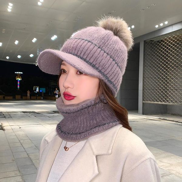 beanie/skull caps winter velvet knit visor women skullies beanie hat with bib female fashion solid knitted lady warm riding hair ball cap, Blue;gray
beanie/skull caps winter velvet knit visor women skullies beanie hat with bib female fashion solid knitted lady warm riding hair ball cap, Blue;gray