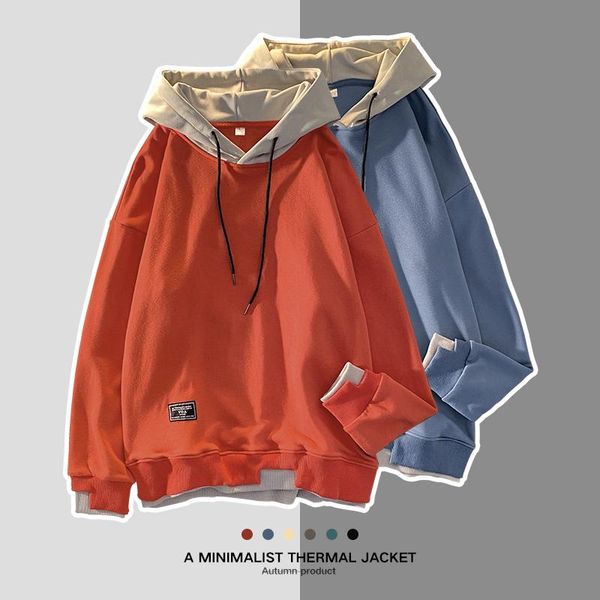 men's hoodies & sweatshirts autumn mens patchwork hooded sweatshirt fake two pieces male casual blouse tracksuits 2021 hoodie men, Black
men's hoodies & sweatshirts autumn mens patchwork hooded sweatshirt fake two pieces male casual blouse tracksuits 2021 hoodie men, Black