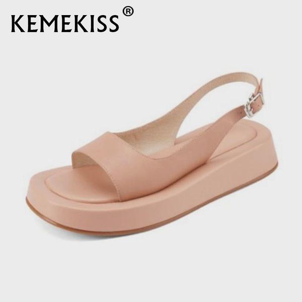 sandals kemekiss summer women fashion shoes real leather buckle strap slingback platform daily female footwear size 34-39, Black
sandals kemekiss summer women fashion shoes real leather buckle strap slingback platform daily female footwear size 34-39, Black