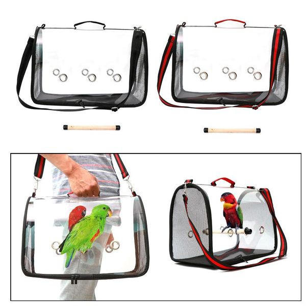 clear bird carrier parrot travel cage with perch zipper design easy to clean keep ventilated cages
clear bird carrier parrot travel cage with perch zipper design easy to clean keep ventilated cages