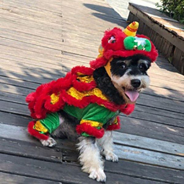 dog apparel pet dogs clothes year dragon dance cosplay makeover funny festival red lucky costume/
dog apparel pet dogs clothes year dragon dance cosplay makeover funny festival red lucky costume/