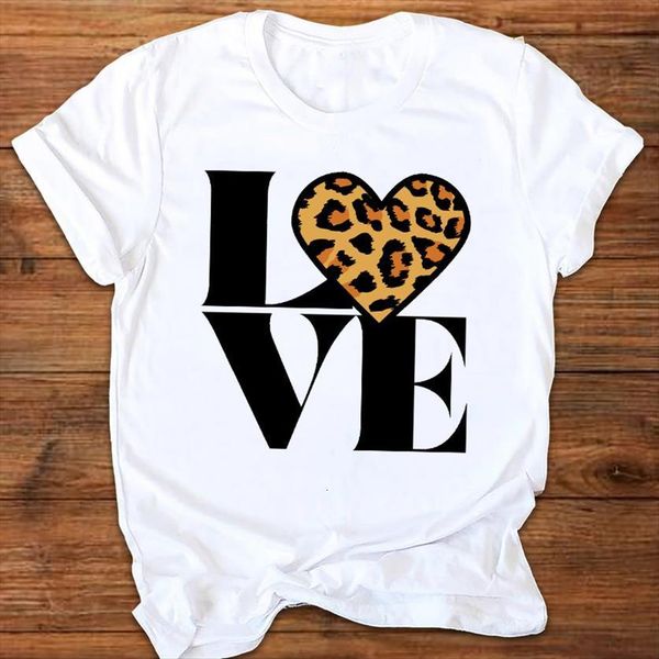 graphic leopard letter sweet women t shirts short sleeve printing print clothes tees female shirt womens, White
graphic leopard letter sweet women t shirts short sleeve printing print clothes tees female shirt womens, White