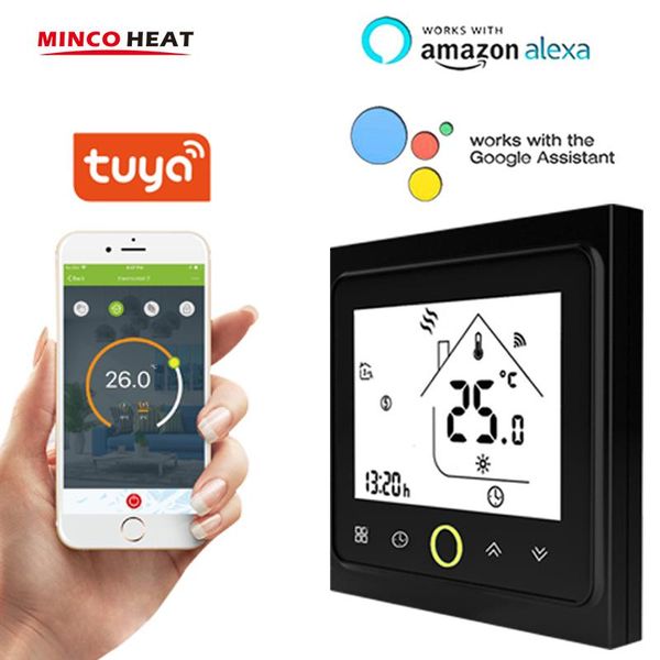 smart home control 110v 120v 220v wifi thermostat temperature controllor for floor heating water/gas boiler works with alexa google
smart home control 110v 120v 220v wifi thermostat temperature controllor for floor heating water/gas boiler works with alexa google