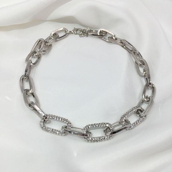chains geometric hip- punk bling silver color metal link necklaces chokers for women men jewelry
chains geometric hip- punk bling silver color metal link necklaces chokers for women men jewelry