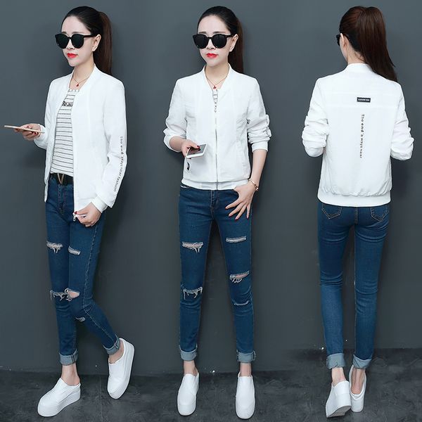 Women's Jackets Korean Style Spring O Neck Long Sleeve s Tight Casual Fashion Chic 201014 UHRS, Black;brown
Women's Jackets Korean Style Spring O Neck Long Sleeve s Tight Casual Fashion Chic 201014 UHRS, Black;brown