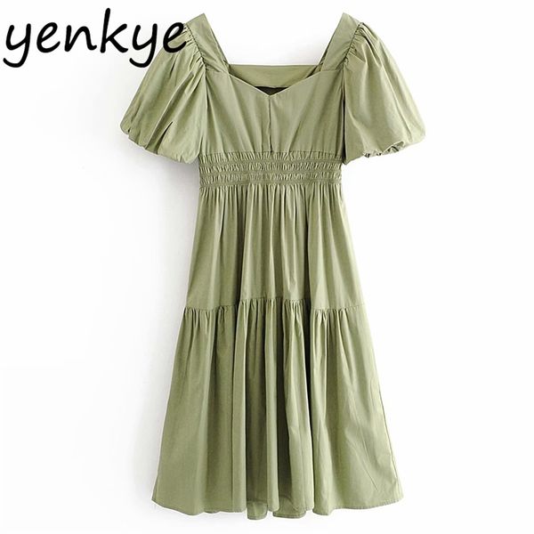 summer women vintage solid color female v neck lantern sleeve elastic waist a-line elegant dress midi vestido 210514, Black;gray
summer women vintage solid color female v neck lantern sleeve elastic waist a-line elegant dress midi vestido 210514, Black;gray
