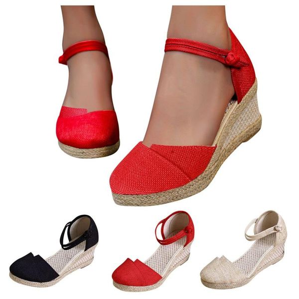 sandals sagace fashion women's casual platform ladies shoes breathable slip-on outdoor leisure wedges beach sandalias, Black
sandals sagace fashion women's casual platform ladies shoes breathable slip-on outdoor leisure wedges beach sandalias, Black